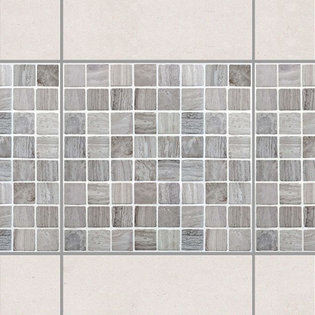Pellicole per piastrelle con mosaico Piastrelle in mosaico effetto marmo