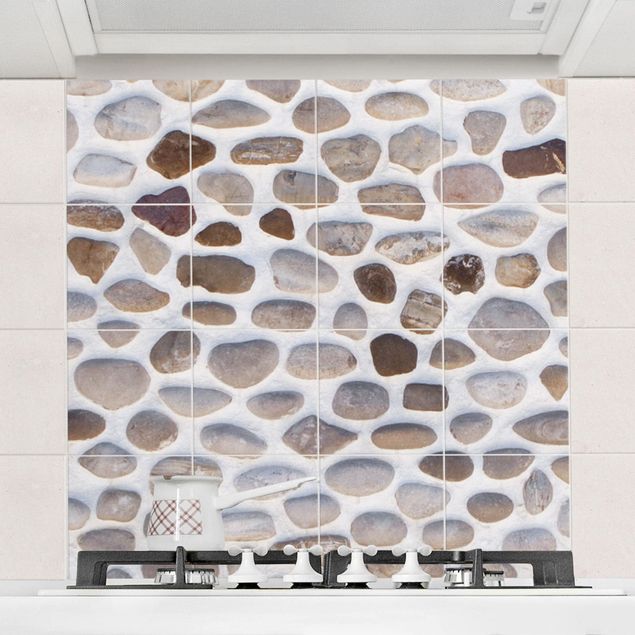 Adesivi per piastrelle con disegni Muro di pietra andaluso