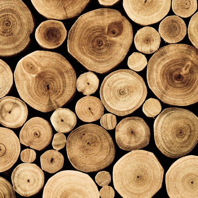 Pellicole per piastrelle effetto legno Legna da ardere casalinga