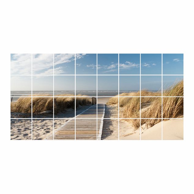 Adesivi per piastrelle Spiaggia del Mar Baltico