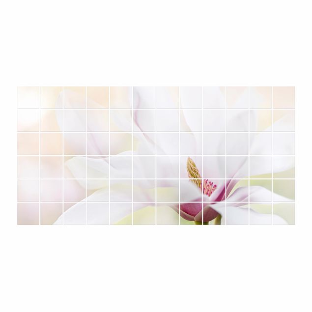 Adesivi per piastrelle Delicato fiore di magnolia