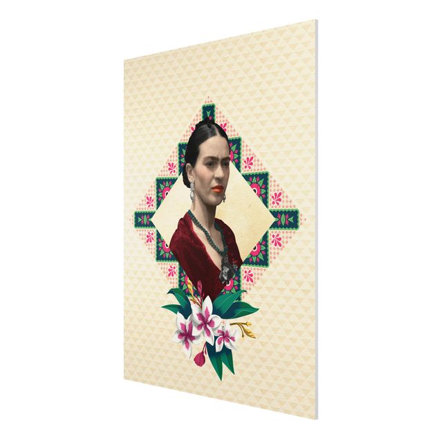 Quadri fiori Frida Kahlo - Fiori e geometria