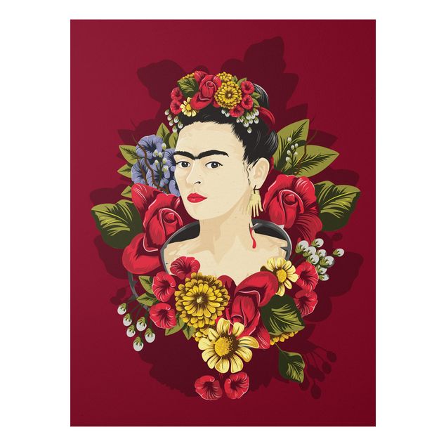 Quadri moderni per arredamento Frida Kahlo - Rose