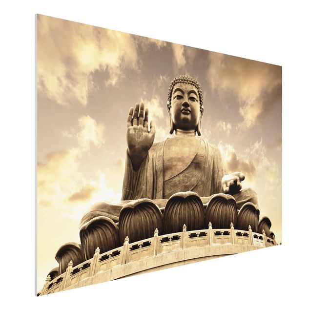 Quadri vintage Grande Buddha in seppia