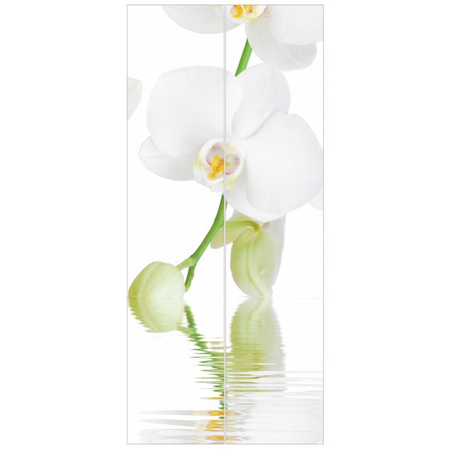 Carta da parati floreale Wellness orchid