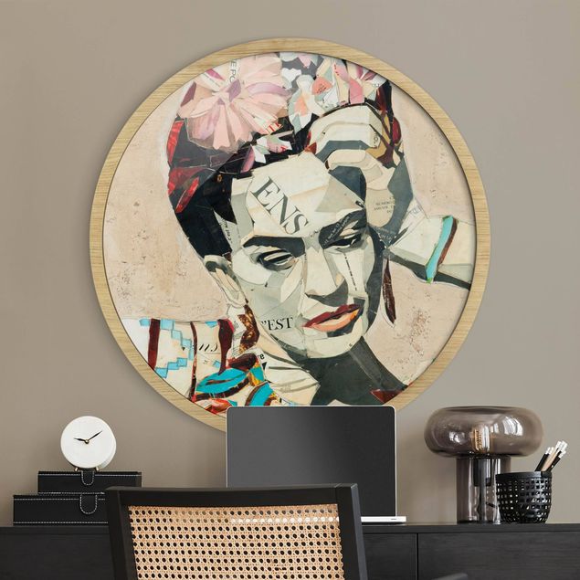 Quadro moderno Frida Kahlo - Collage n.1