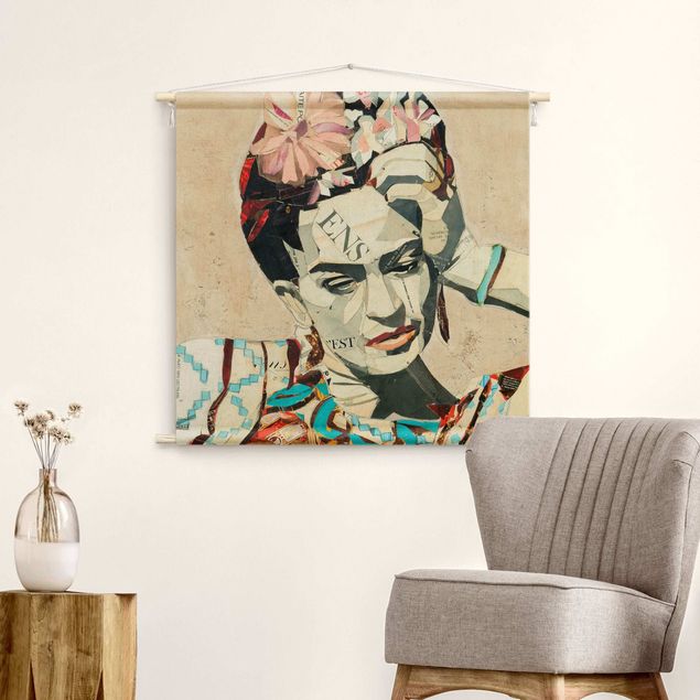 tappeto per muro Frida Kahlo - Collage No.1