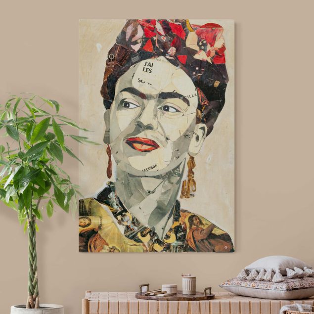 Quadro moderno Frida Kahlo - Collage No.2