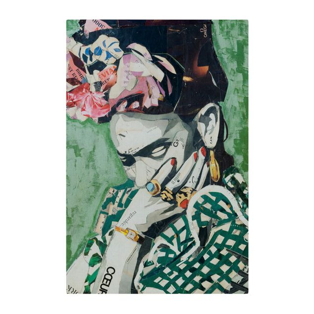 Quadri ritratto Frida Kahlo - Collage No.3