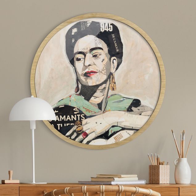 Quadro moderno Frida Kahlo - Collage n.4
