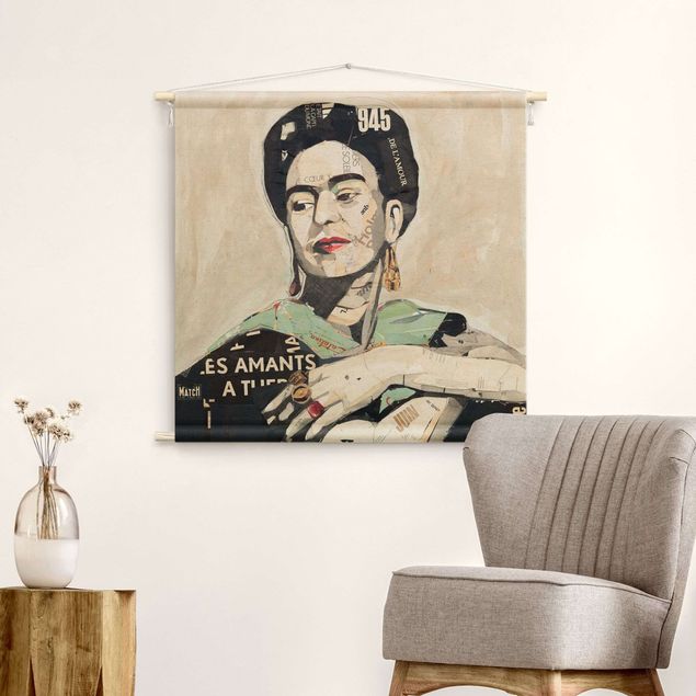 tappeto per muro Frida Kahlo - Collage No.4