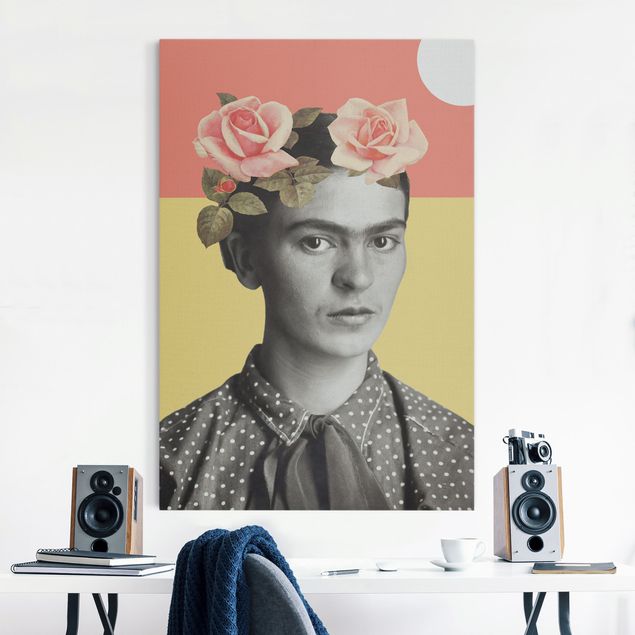 Quadri vintage Frida Kahlo - Collage del tramonto