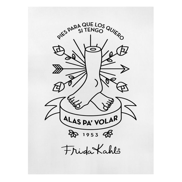 Quadri di frida kahlo Frida Kahlo Alas pa' Volar