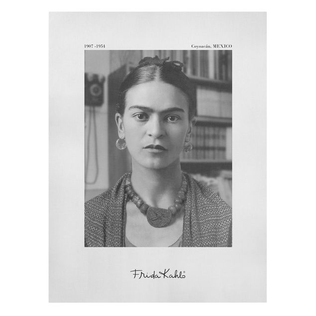 Quadri Frida Kahlo Ritratto fotografico di Frida Kahlo in casa