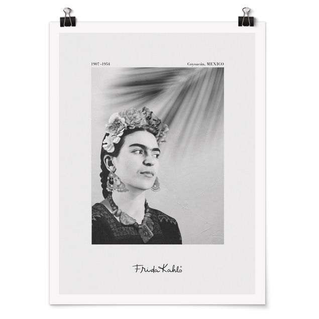 Riproduzioni quadri famosi Ritratto di Frida Kahlo con gioielli