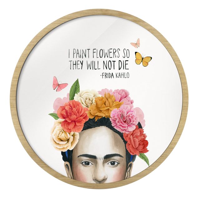 Quadri stampe Pensieri di Frida - Fiori
