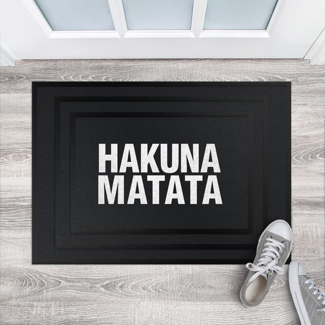 tappeto moderno Hakuna Matata