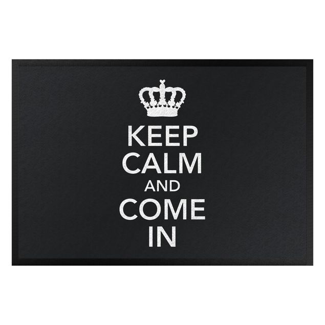 tappeto moderno Keep Calm And Come In II