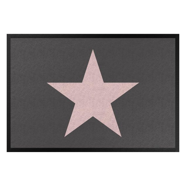 Zerbini con stelle Stella in antracite rosato