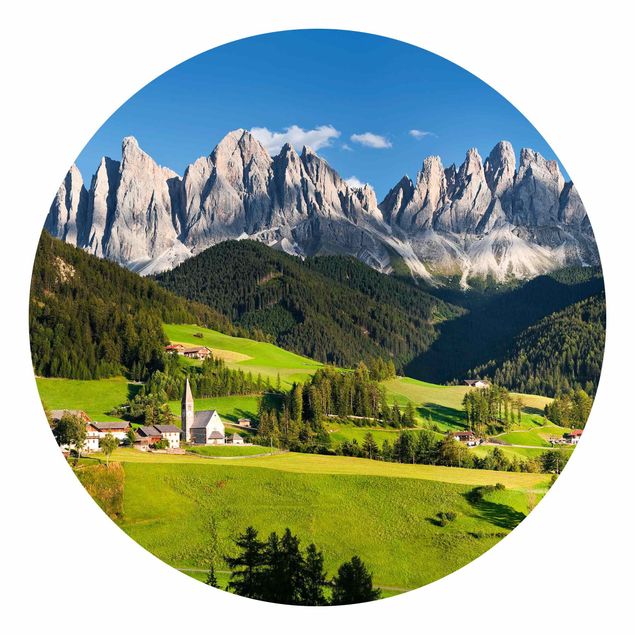 Carta da parati montagna Odle in Alto Adige