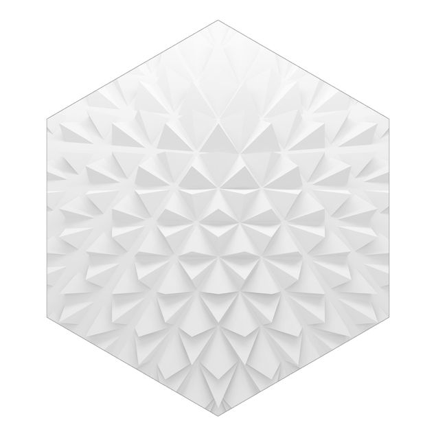 Carta da parati Pattern geometrico effetto 3D