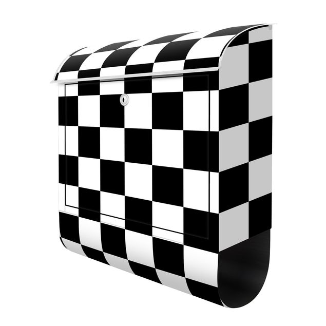Accessori arredo casa Motivo geometrico scacchiera bianco e nero