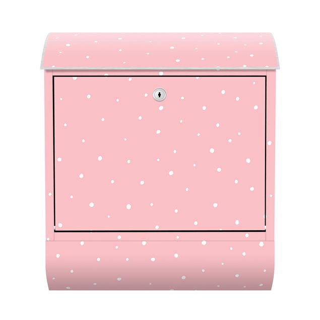 Accessori casa Disegno di piccoli punti su rosa pastello