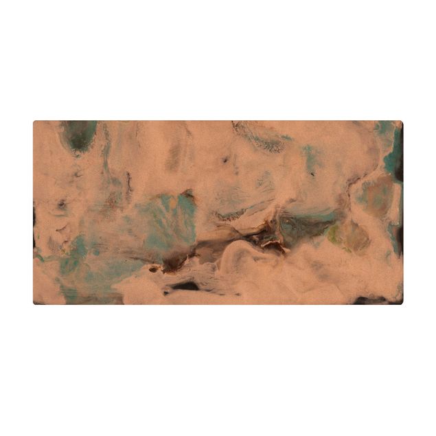 Tappetino di sughero - La marea con relitti  III - Formato orizzontale 2:1