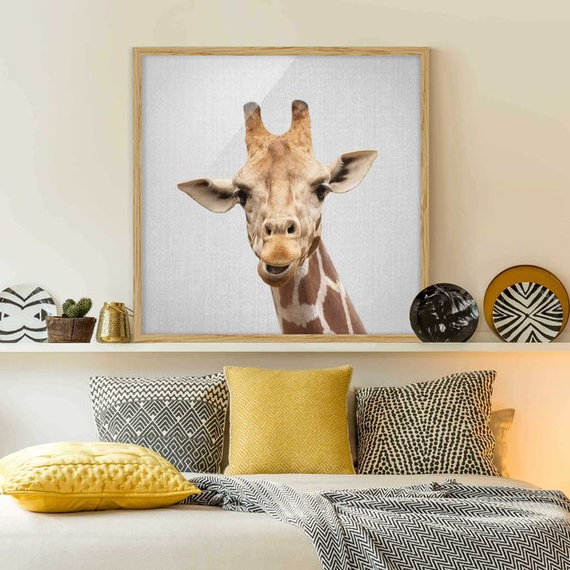 Quadri Africa Giraffa Gundel