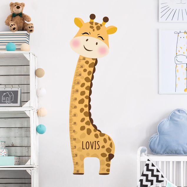 Decorazioni camera neonato Giraffa per bambino con nome personalizzato