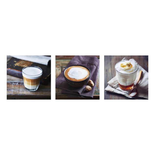 Glas Magnetboard Caffè Latte