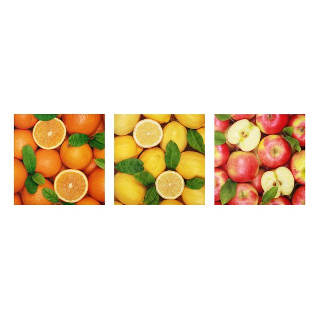 Quadri Trio di frutta