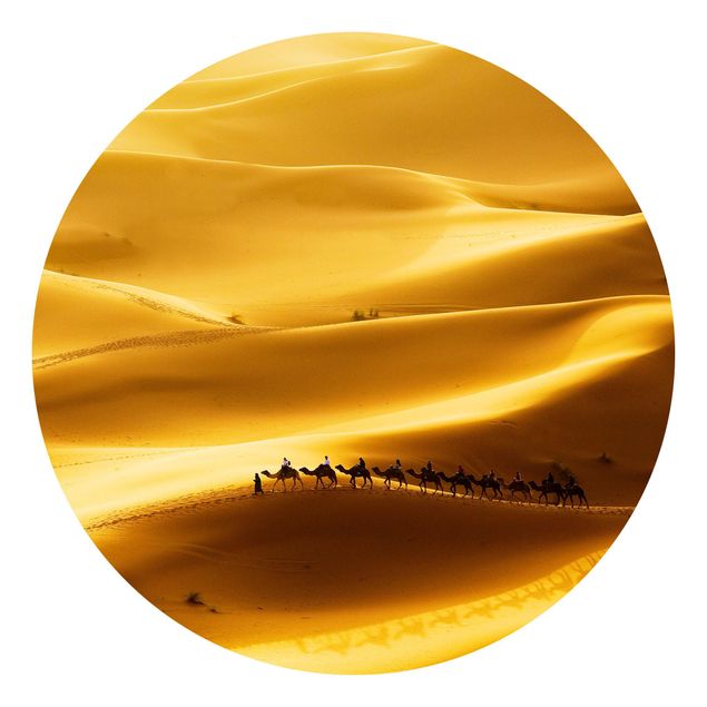 Carte da parati con deserto Dune d'oro