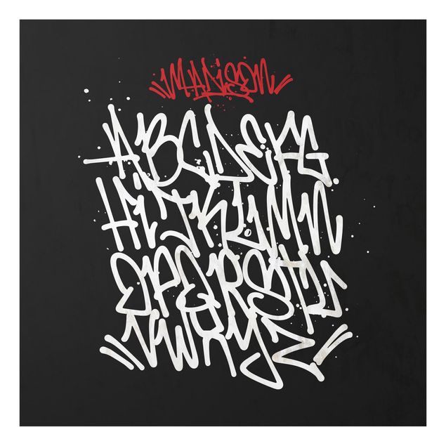 Stampe Graffiti Art Alphabet