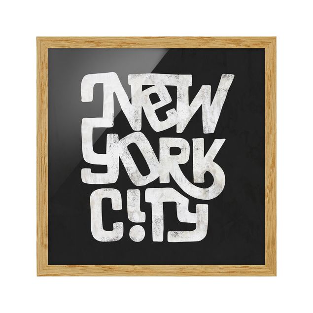 Quadri moderni   Graffiti Art Calligrafia New York City Nero