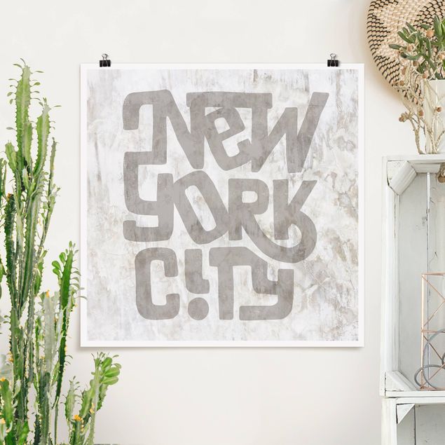 Quadro New york Graffiti Art Calligrafia New York City
