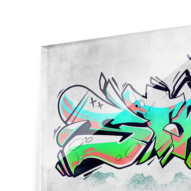 Quadro in vetro - Graffiti Art Street Culture
