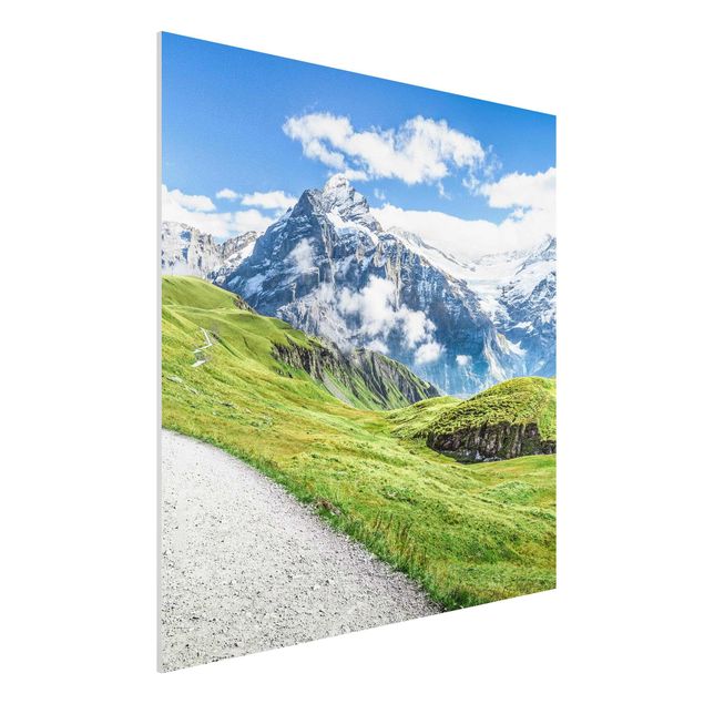 Quadro paesaggio Panorama di Grindelwald