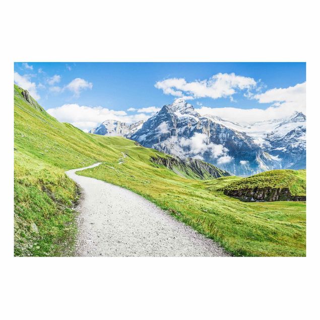 Quadro montagna Panorama di Grindelwald