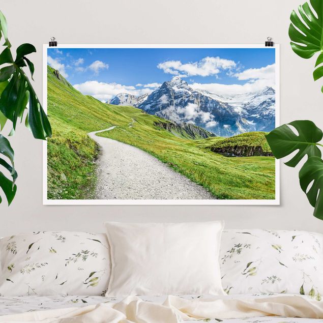 Quadri con paesaggio Panorama di Grindelwald