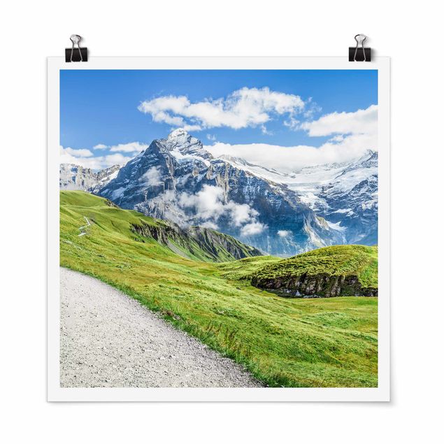 Quadro moderno Panorama di Grindelwald