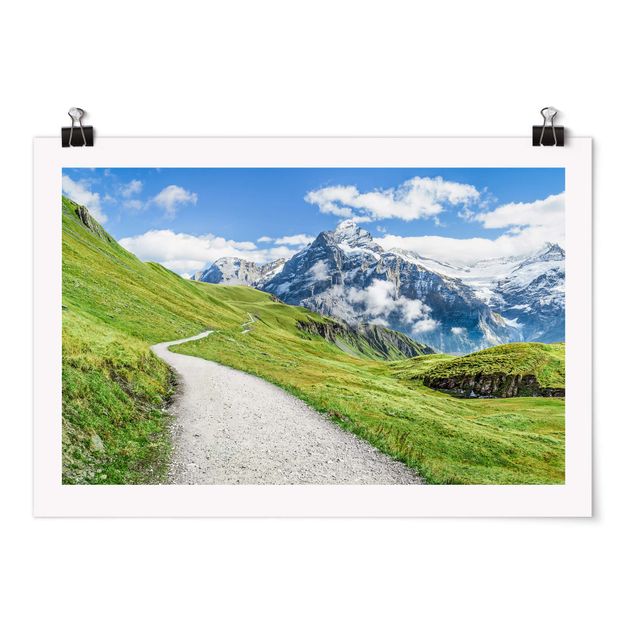 Quadro moderno Panorama di Grindelwald