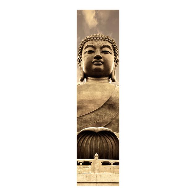 Tende a pannello Grande Buddha in seppia