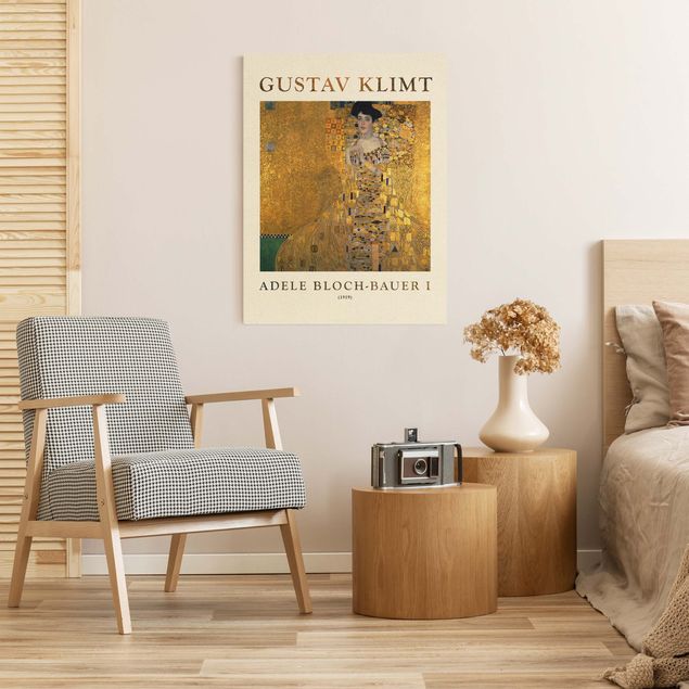 Quadri moderni per arredamento Gustav Klimt - Adele Bloch-Bauer I - Edizione da museo