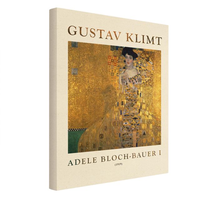 Ritratto quadro Gustav Klimt - Adele Bloch-Bauer I - Edizione da museo