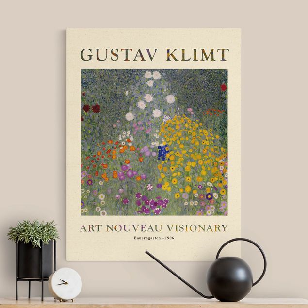 Stile artistico Gustav Klimt - Giardino del contadino - Edizione da museo