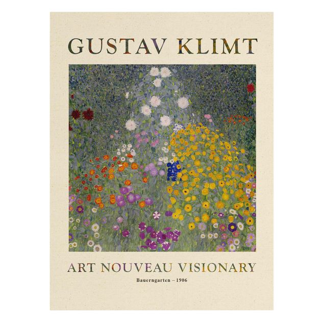 Quadri di fiori Gustav Klimt - Giardino del contadino - Edizione da museo