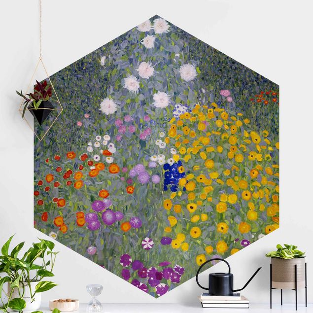 Carta da parati adesiva Gustav Klimt - Giardino di casa