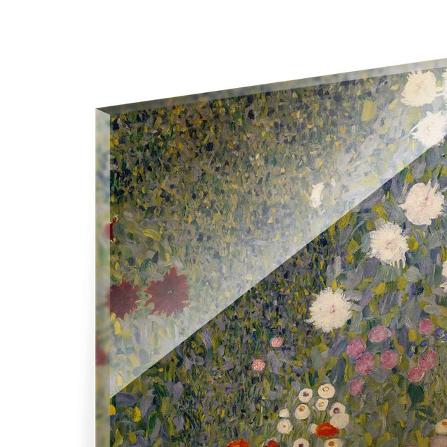 Quadri floreali moderni Gustav Klimt - Giardino di casa