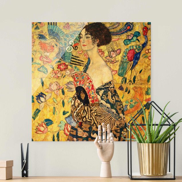 Correnti artistiche Gustav Klimt - Signora con ventaglio